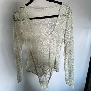 New Free People lace top